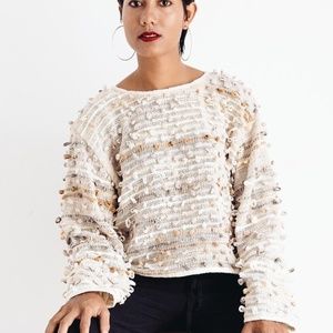 Tonle Srey Oun Handwoven Sweater
